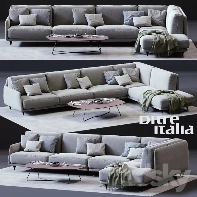 3DSKYFREE – FURNITURE - SOFA 3DS MAX MODELS