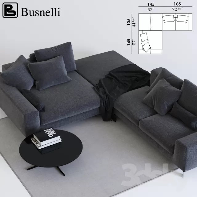 3DSKYFREE – FURNITURE - SOFA 3DS MAX MODELS