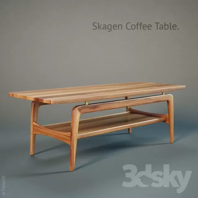3DSKYFREE – FURNITURE - TABLE 3DS MAX MODELS