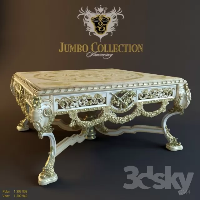 3DSKYFREE – FURNITURE - TABLE 3DS MAX MODELS