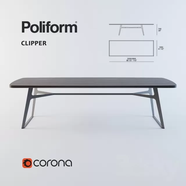 3DSKYFREE – FURNITURE - TABLE 3DS MAX MODELS