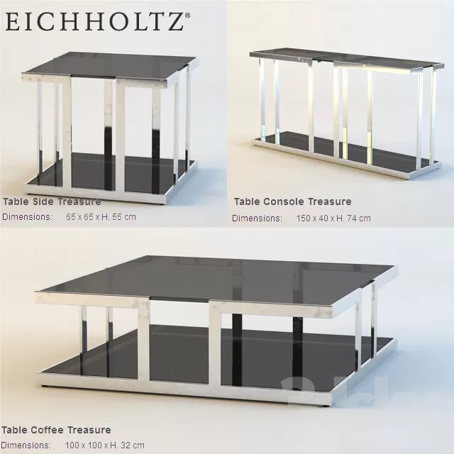 3DSKYFREE – FURNITURE - TABLE 3DS MAX MODELS