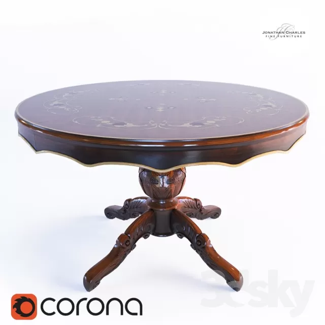 3DSKYFREE – FURNITURE - TABLE 3DS MAX MODELS
