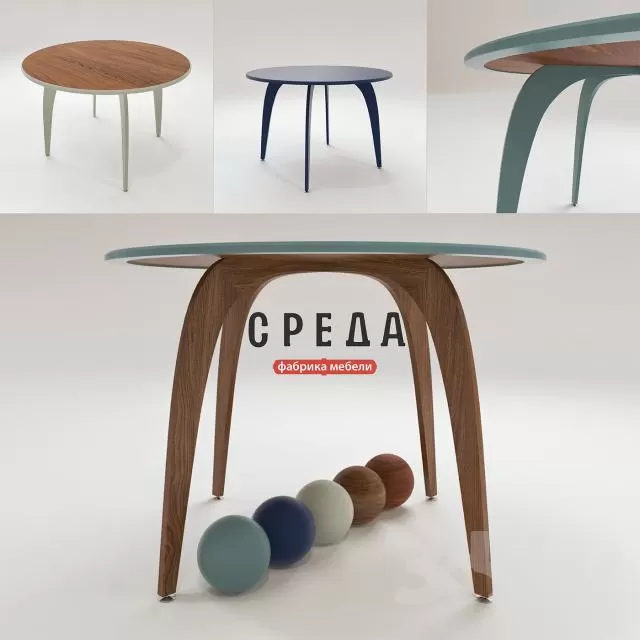 3DSKYFREE – FURNITURE - TABLE 3DS MAX MODELS