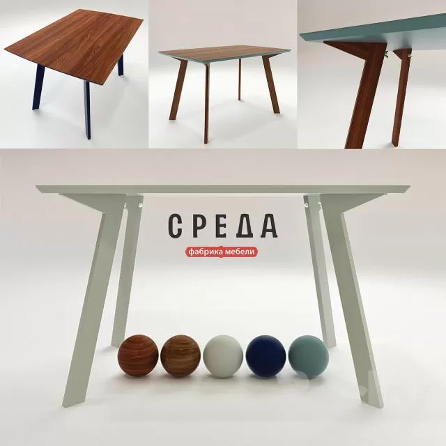 3DSKYFREE – FURNITURE - TABLE 3DS MAX MODELS