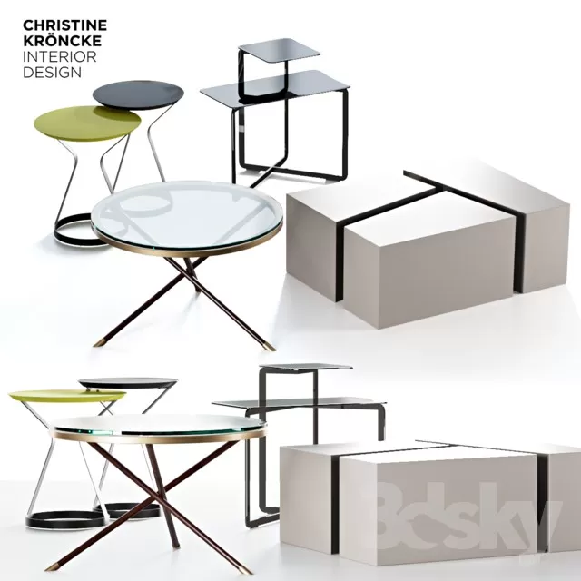 3DSKYFREE – FURNITURE - TABLE 3DS MAX MODELS