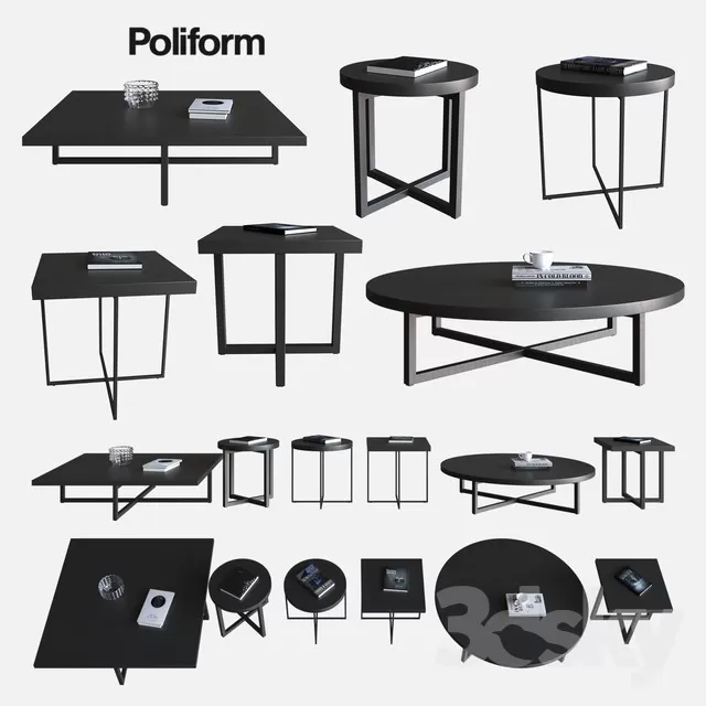 3DSKYFREE – FURNITURE - TABLE 3DS MAX MODELS