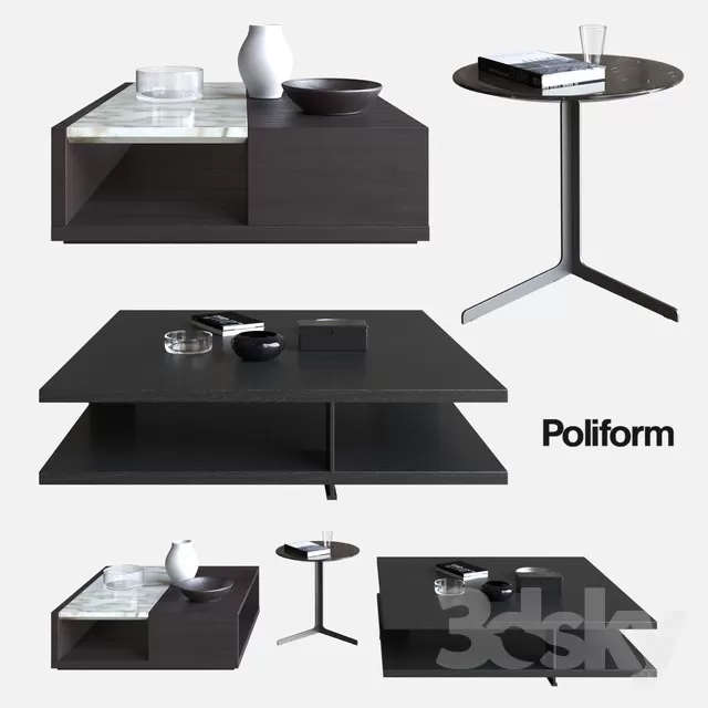3DSKYFREE – FURNITURE - TABLE 3DS MAX MODELS