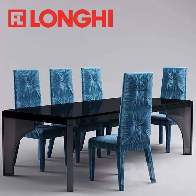 FURNITURE – TABLE AND CHAIRS 3D MODELS – 165