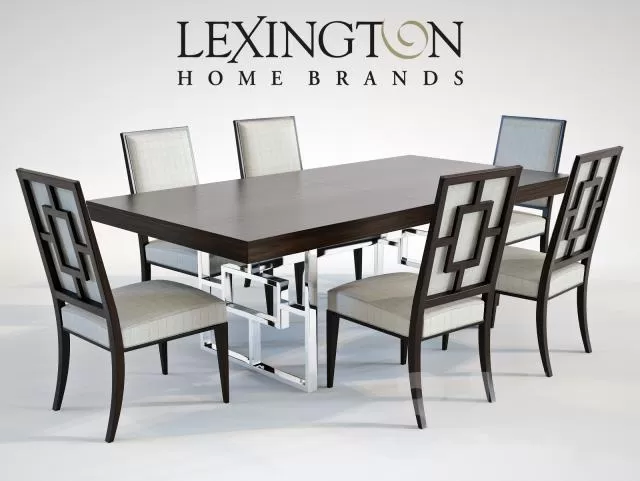 FURNITURE - TABLE AND CHAIR SETS 3D MODELS