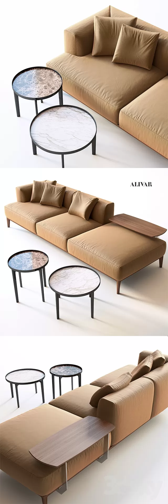 FURNITURE - TABLE AND CHAIR SETS 3D MODELS