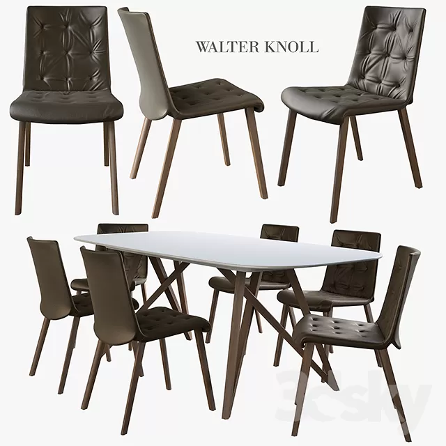 3DSKYFREE – FURNITURE - TABLE AND CHAIR SETS 3DS MAX MODELS