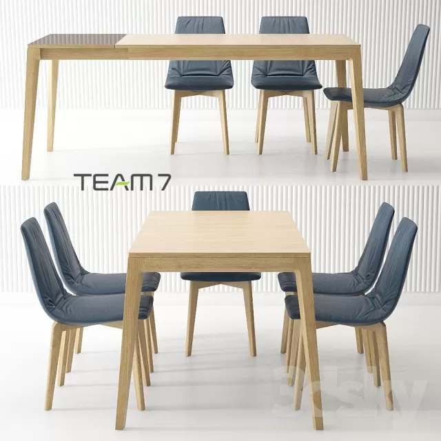 3DSKYFREE – FURNITURE - TABLE AND CHAIR SETS 3DS MAX MODELS
