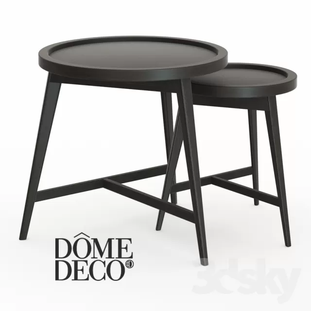 FURNITURE - TABLE AND CHAIR SETS 3D MODELS