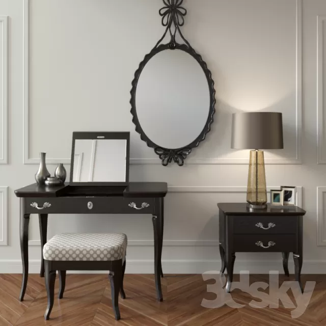 3DSKYFREE – FURNITURE - TABLE AND CHAIR SETS 3DS MAX MODELS