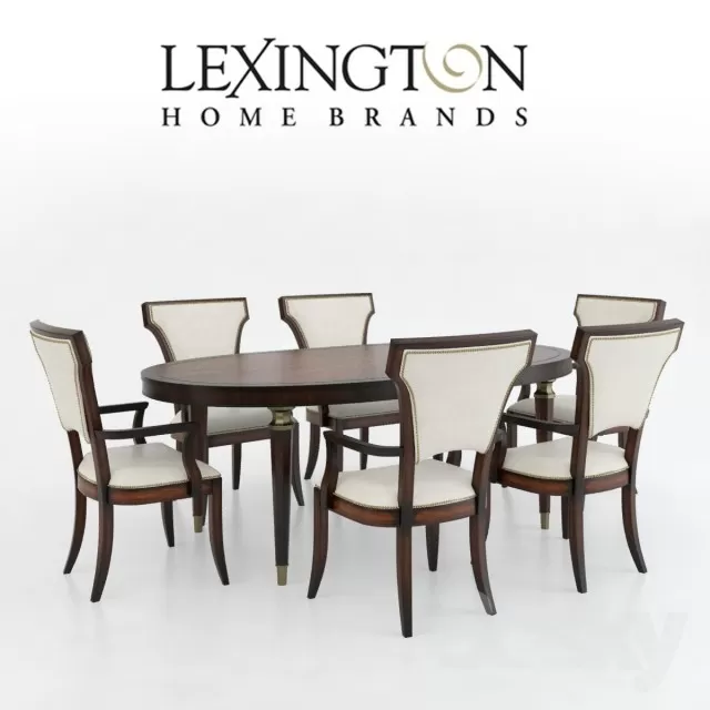 FURNITURE - TABLE AND CHAIR SETS 3D MODELS