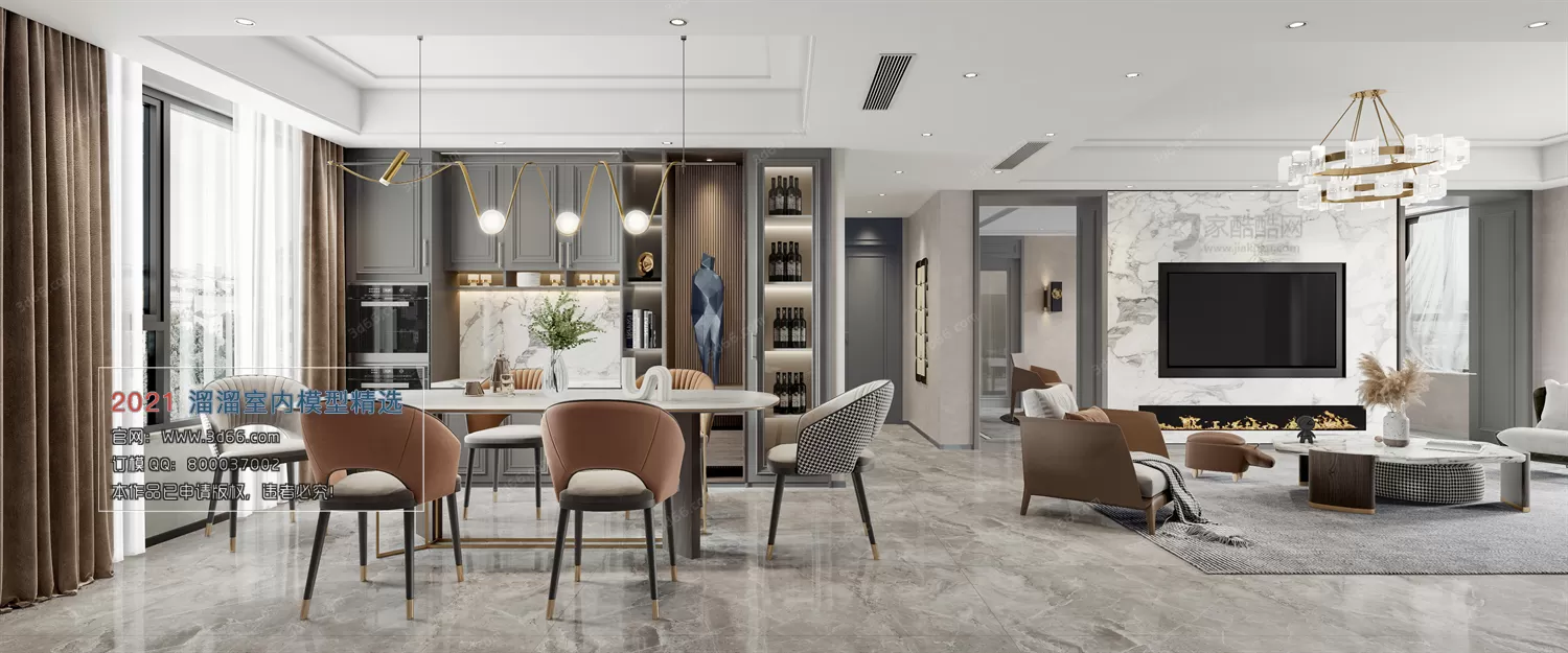 3DSKYFREE – HOME SCENES - HOME BLOCKS 3DS MAX MODELS