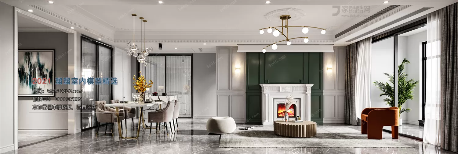 3DSKYFREE – HOME SCENES - HOME BLOCKS 3DS MAX MODELS