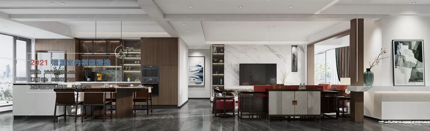 3DSKYFREE – HOME SCENES - HOME BLOCKS 3DS MAX MODELS