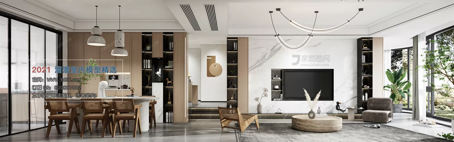 3DSKYFREE – HOME SCENES - HOME BLOCKS 3DS MAX MODELS