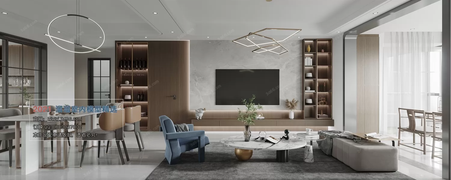 3DSKYFREE – HOME SCENES - HOME BLOCKS 3DS MAX MODELS