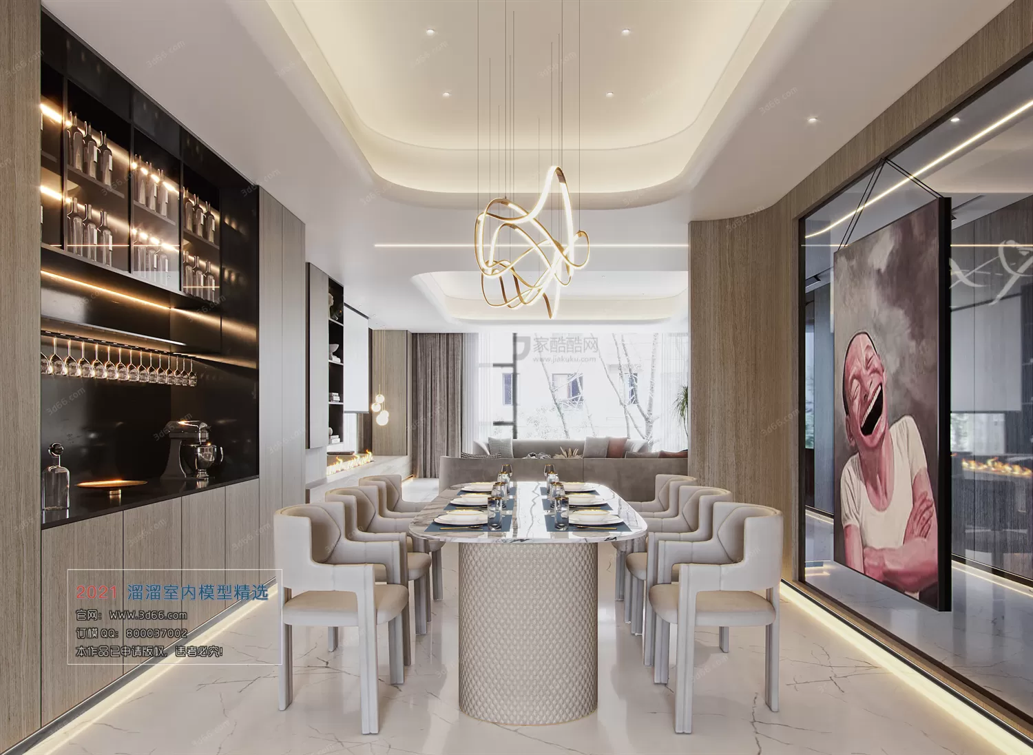 3DSKYFREE – HOME SCENES - HOME BLOCKS 3DS MAX MODELS