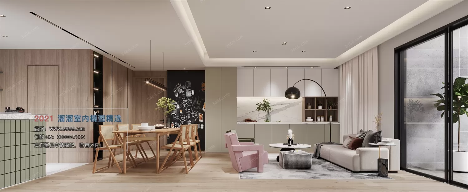 3DSKYFREE – HOME SCENES - HOME BLOCKS 3DS MAX MODELS