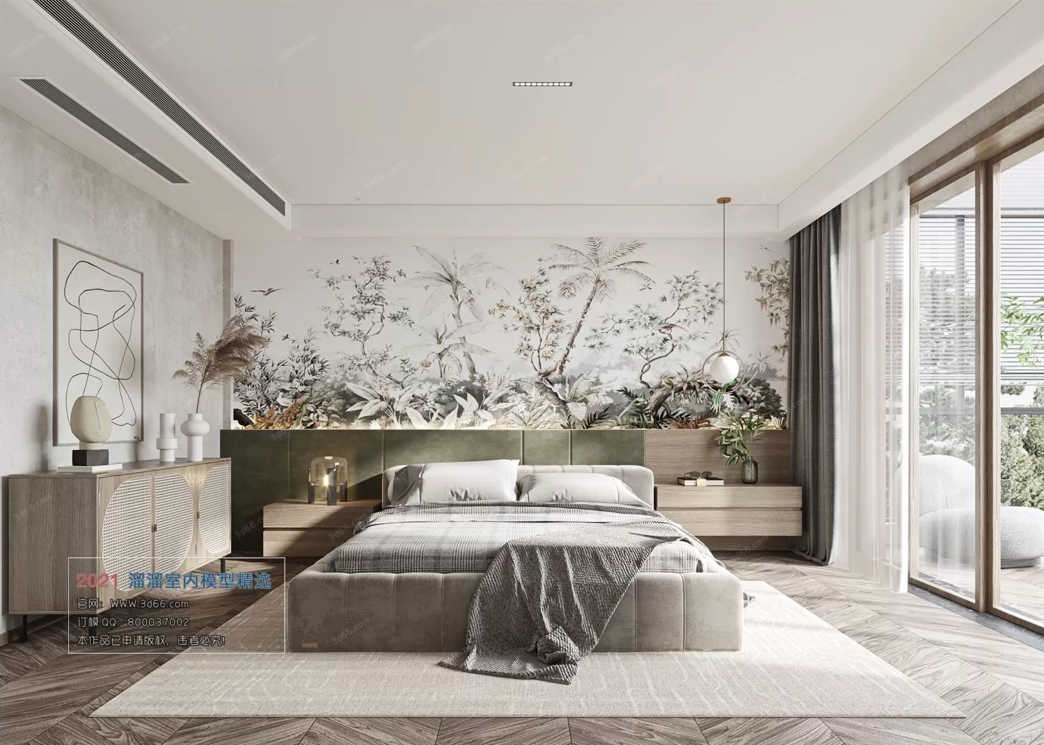 BEDROOM – M010-Nordic style-Corona model