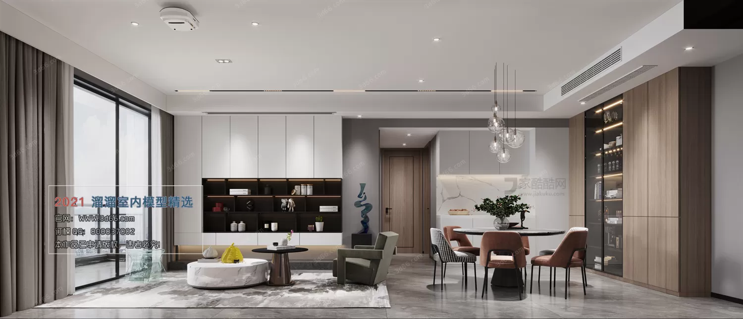 3DSKYFREE – HOME SCENES - HOME BLOCKS 3DS MAX MODELS