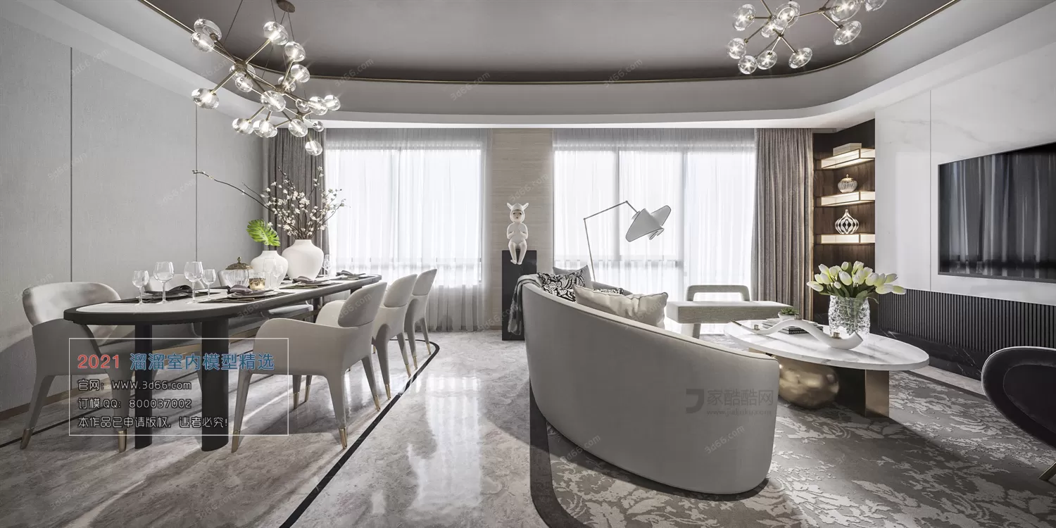 3DSKYFREE – HOME SCENES - HOME BLOCKS 3DS MAX MODELS