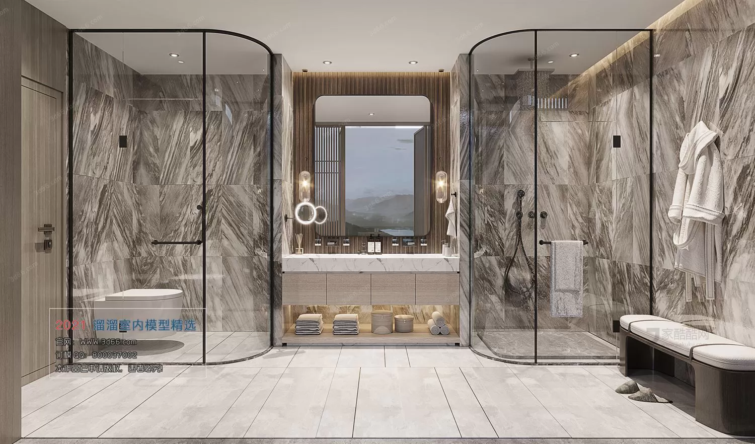 3DSKYFREE – HOME SCENES - HOME BLOCKS 3DS MAX MODELS