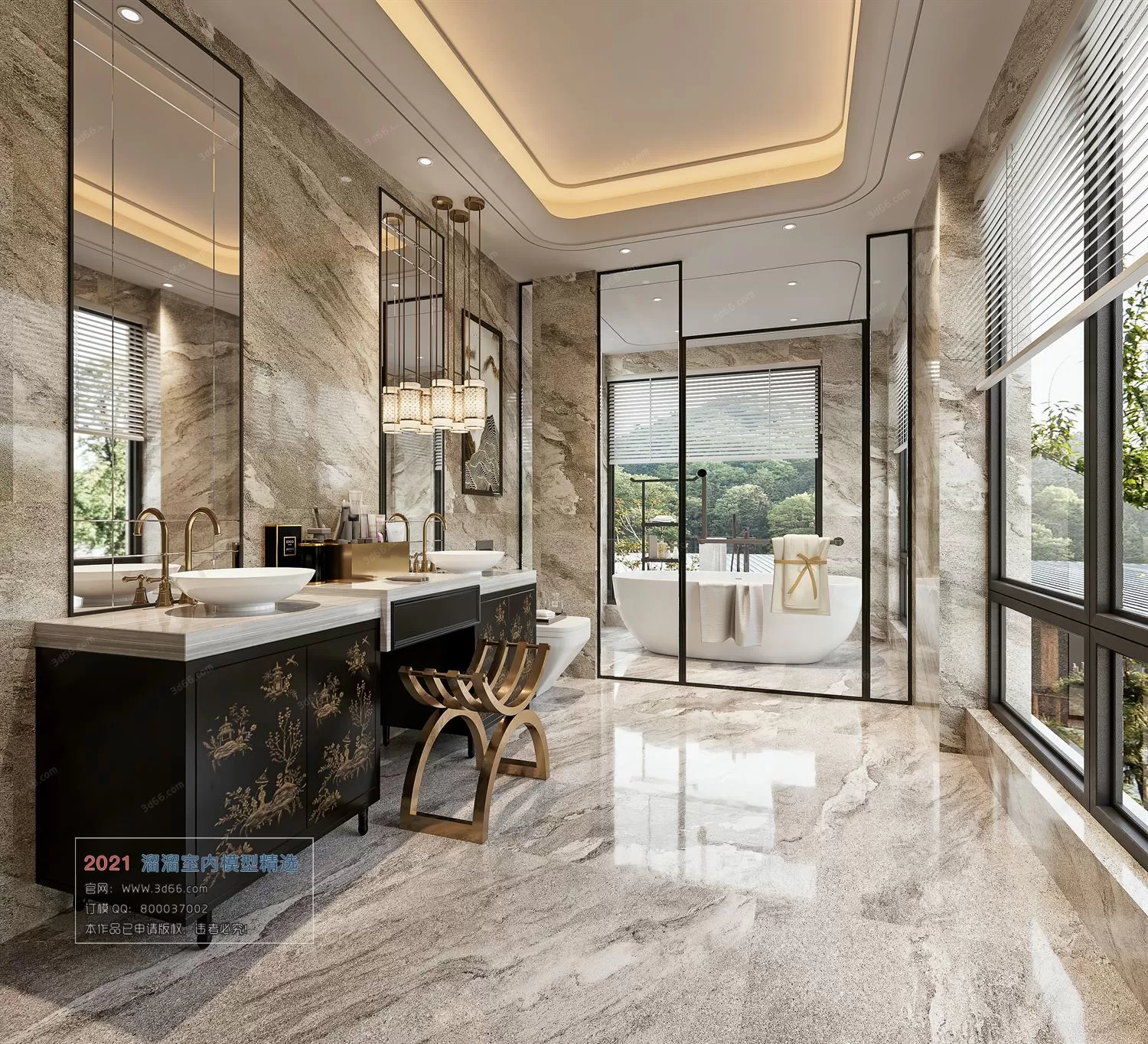 3DSKYFREE – HOME SCENES - HOME BLOCKS 3DS MAX MODELS