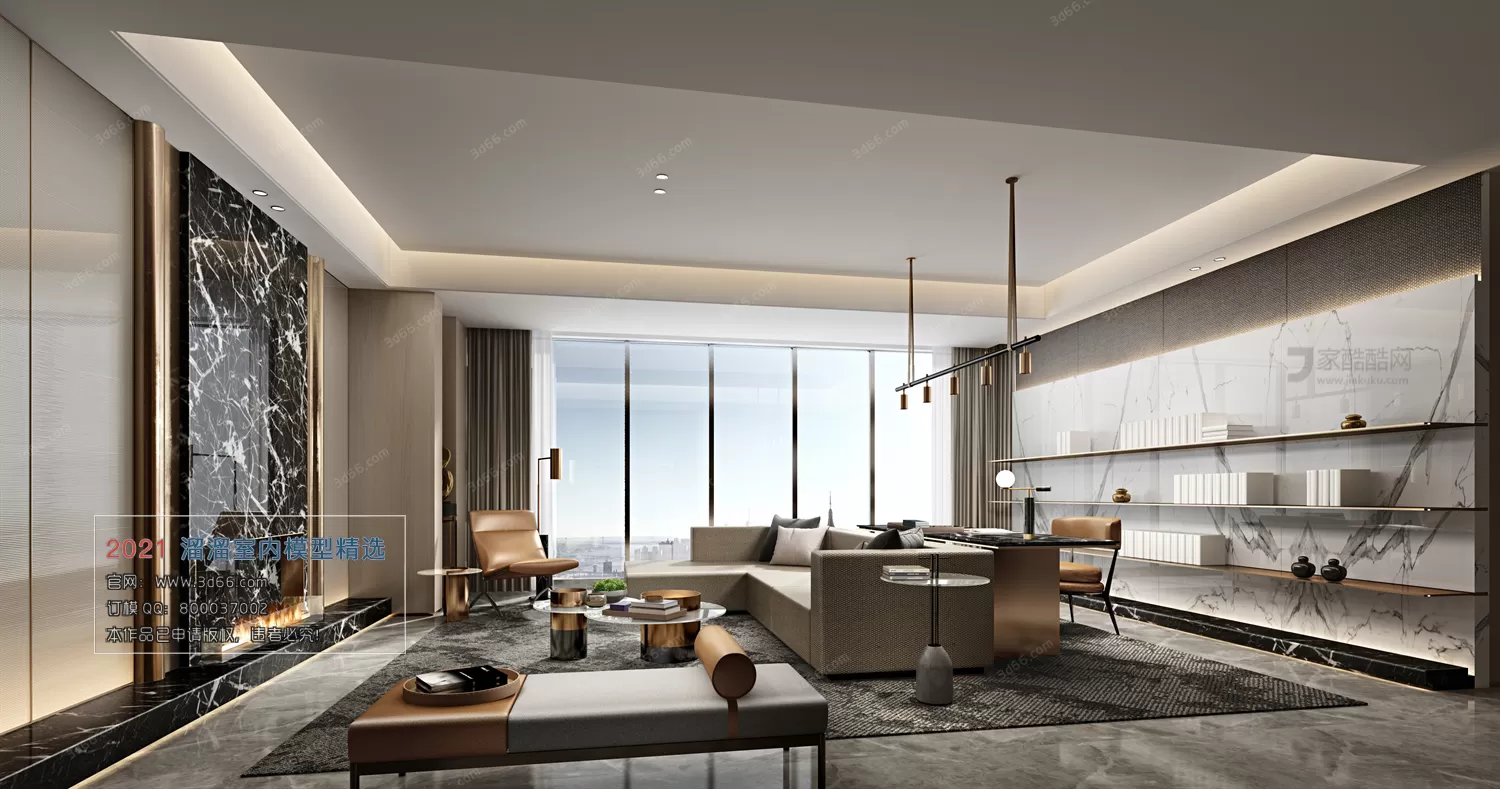 3DSKYFREE – HOME SCENES - HOME BLOCKS 3DS MAX MODELS