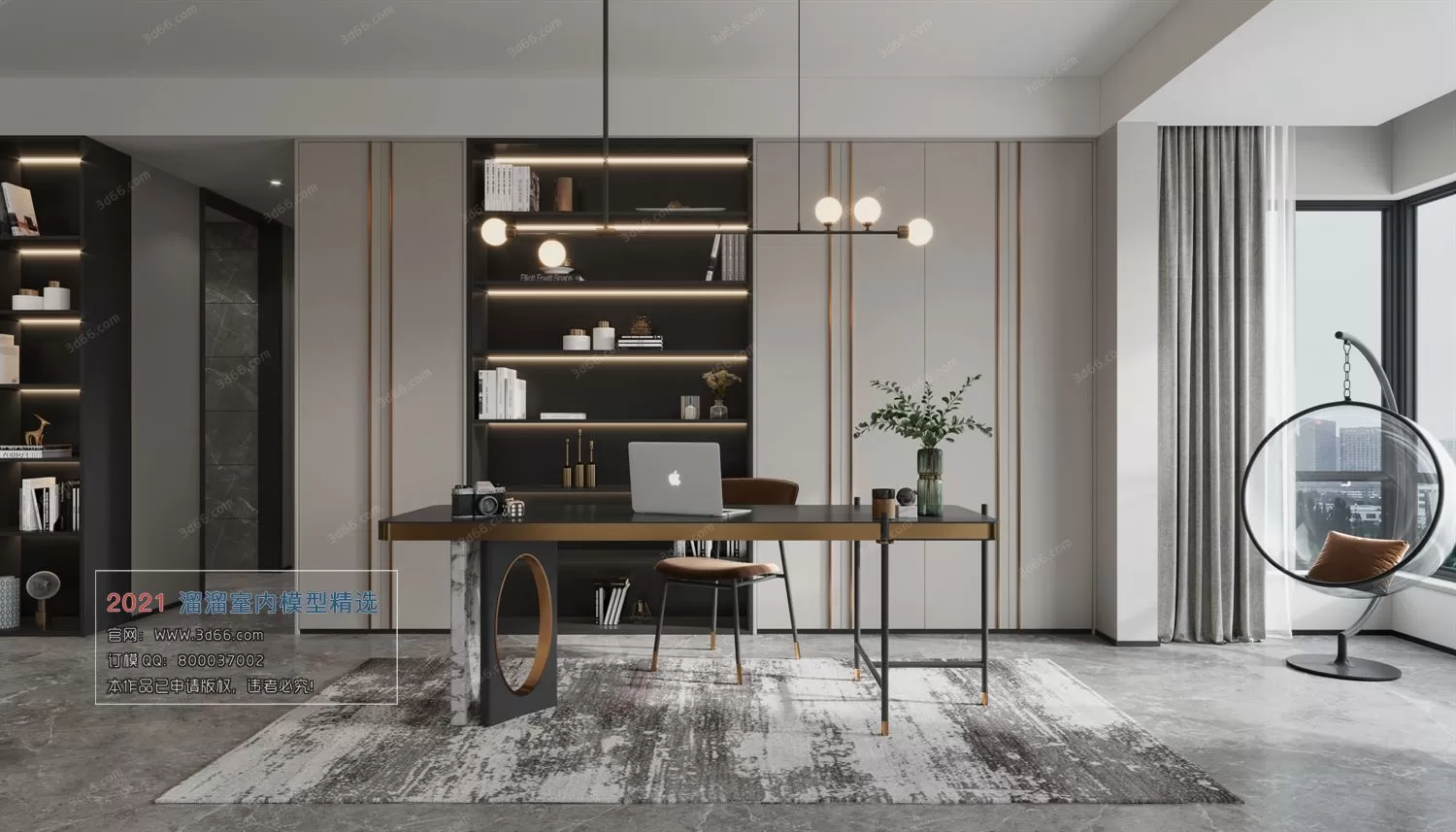 STUDY – A006-Modern style-Corona model