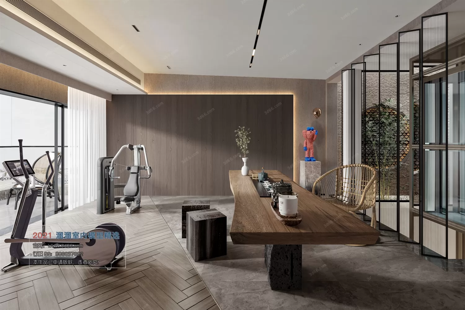 3DSKYFREE – HOME SCENES - HOME BLOCKS 3DS MAX MODELS