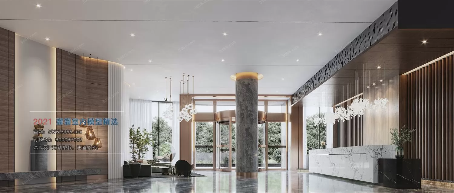 LOBBY, RECEPTION – A002-Modern style-Corona model
