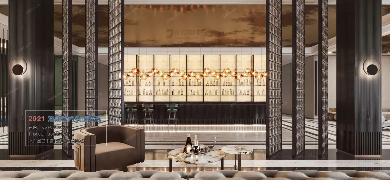 3DSKYFREE – HOME SCENES - HOME BLOCKS 3DS MAX MODELS