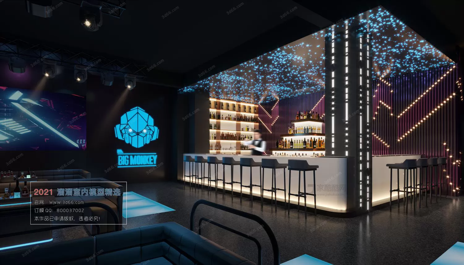 3DSKYFREE – HOME SCENES - HOME BLOCKS 3DS MAX MODELS