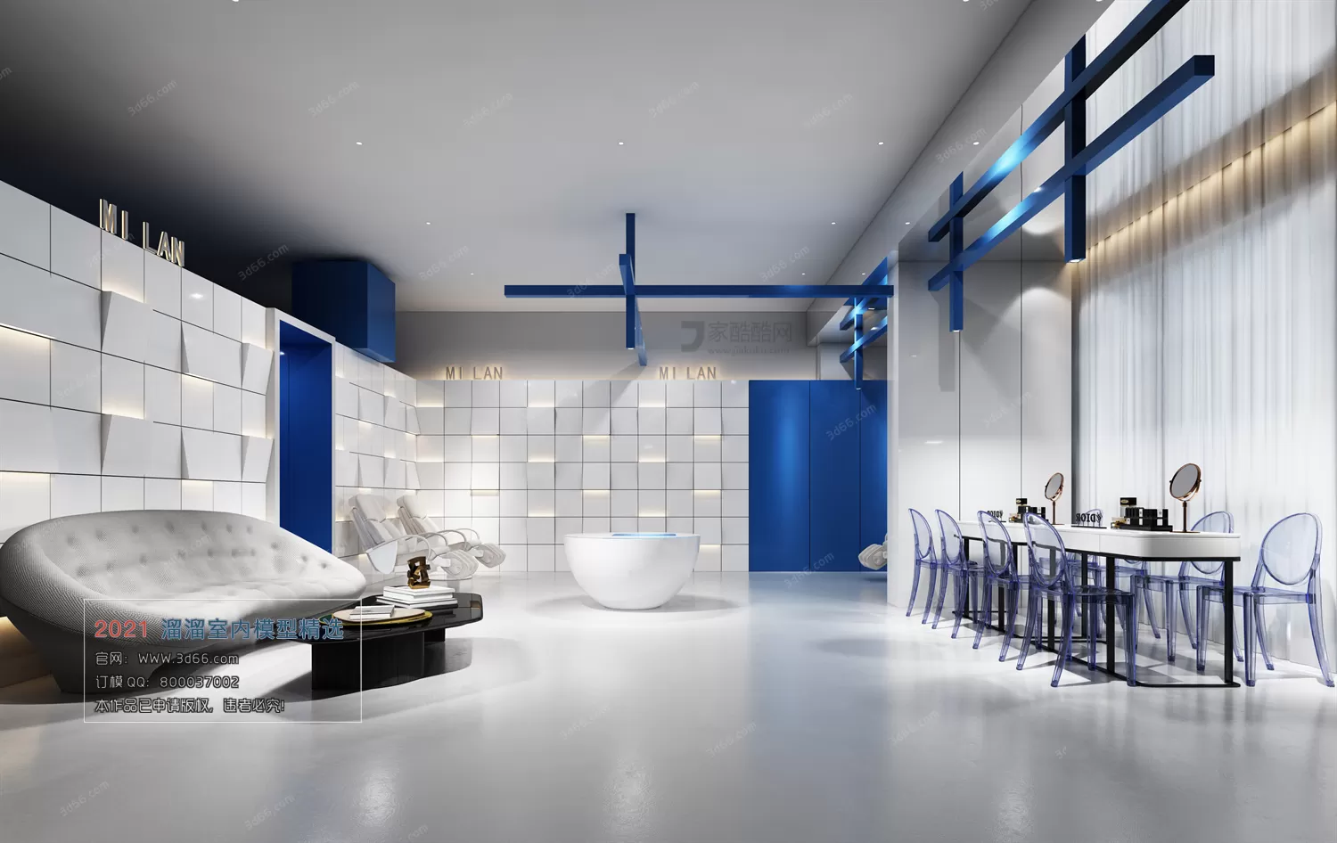 3DSKYFREE – HOME SCENES - HOME BLOCKS 3DS MAX MODELS