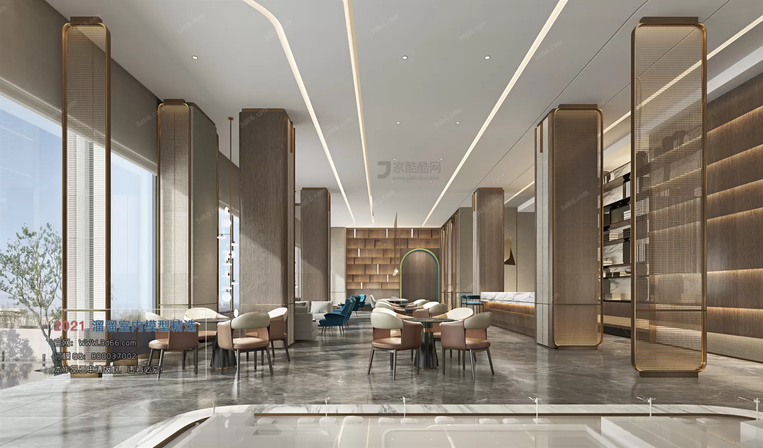 3DSKYFREE – HOME SCENES - HOME BLOCKS 3DS MAX MODELS