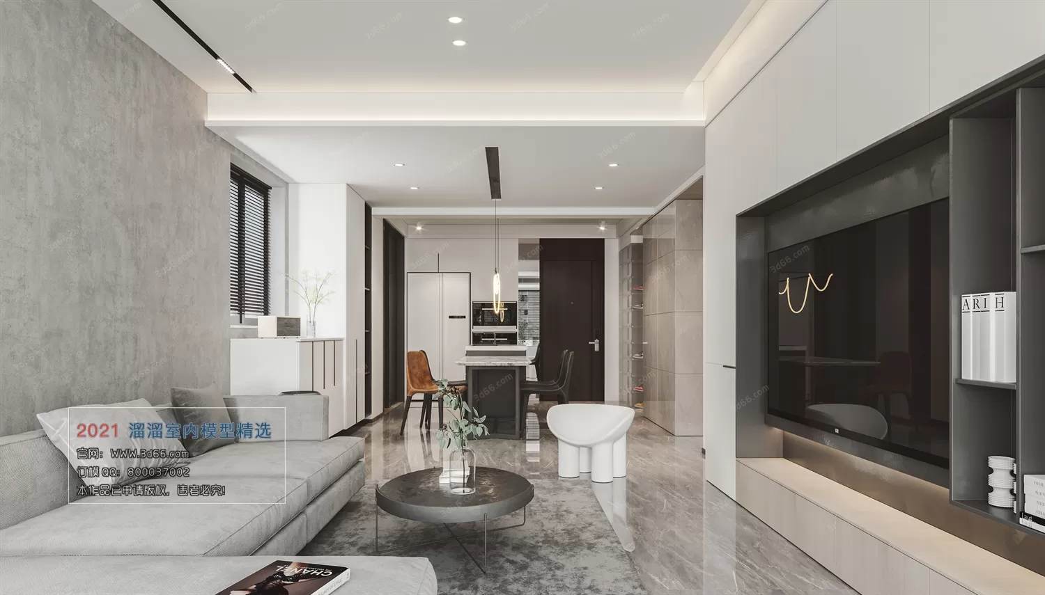 3DSKYFREE – HOME SCENES - HOME BLOCKS 3DS MAX MODELS