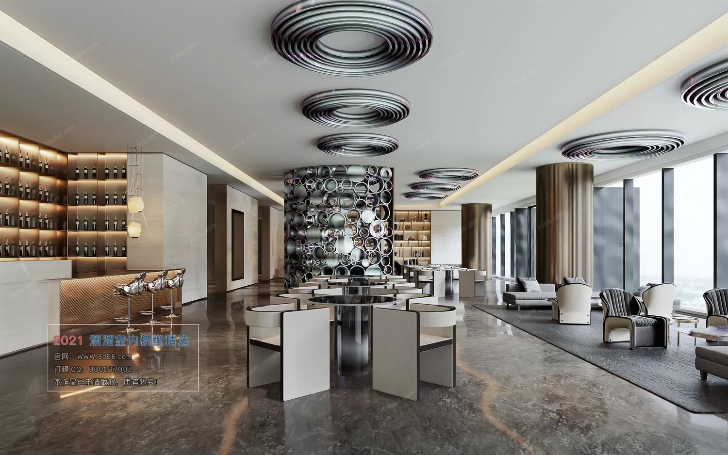 OFFICE, MEETING – B001-Postmodern style-Corona model