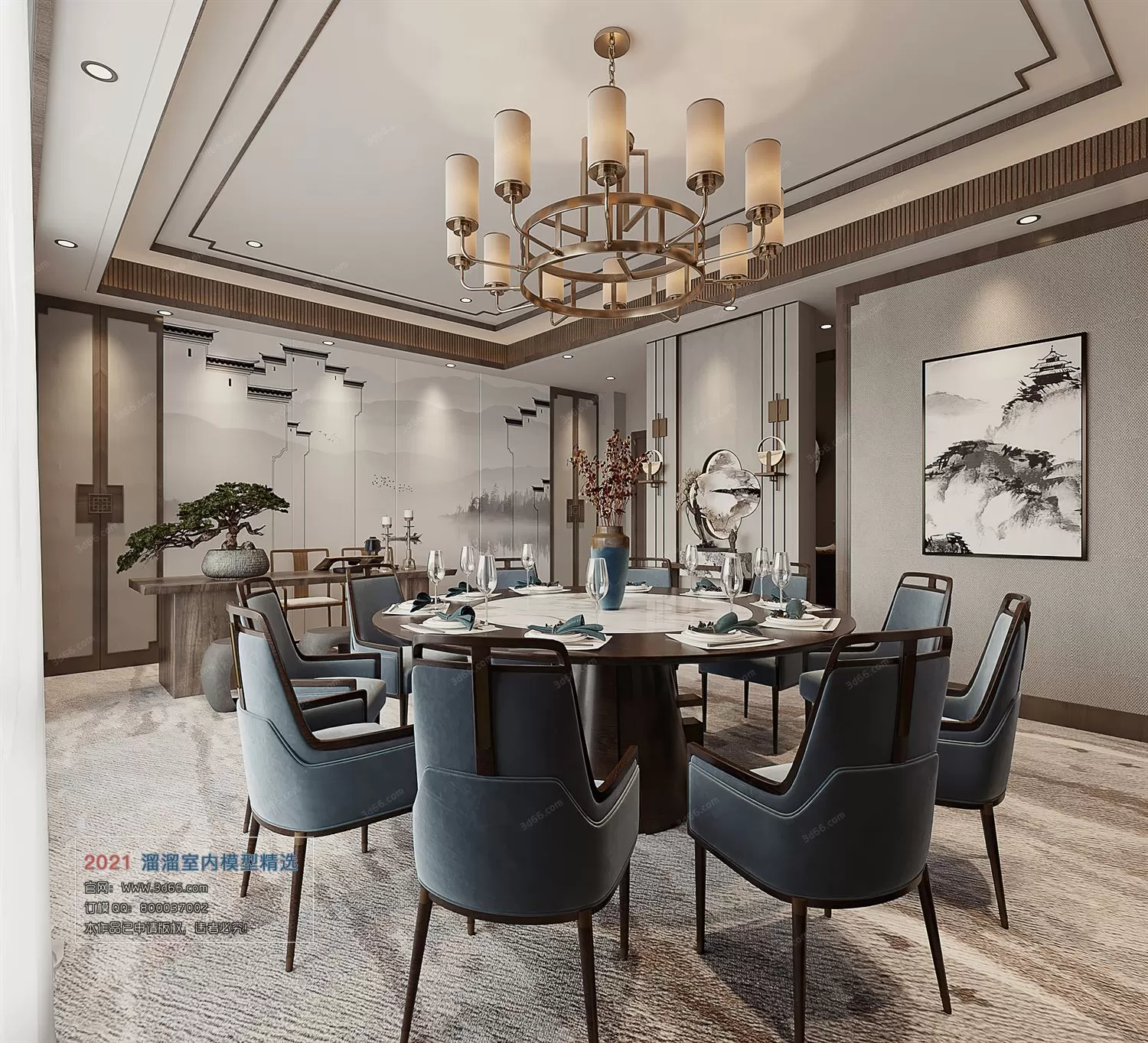 3DSKYFREE – HOME SCENES - HOME BLOCKS 3DS MAX MODELS