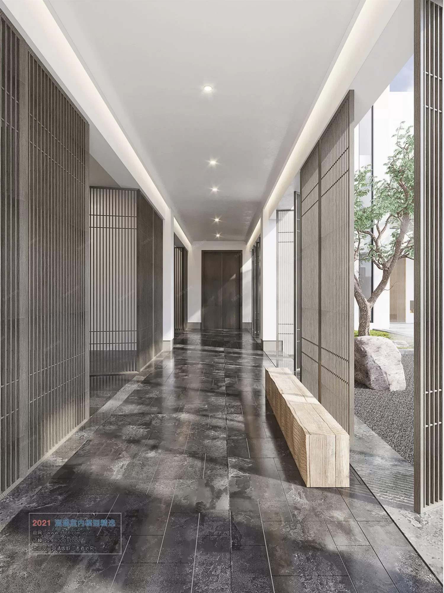 ELEVATOR, LOBBY – C004-Chinese style-Corona model