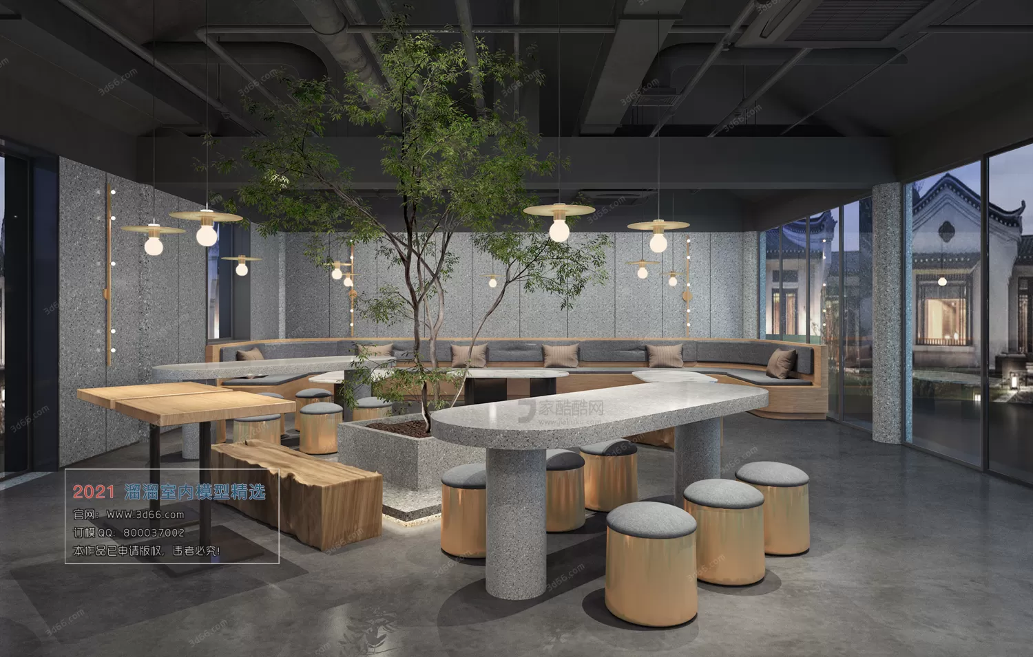 3DSKYFREE – HOME SCENES - HOME BLOCKS 3DS MAX MODELS