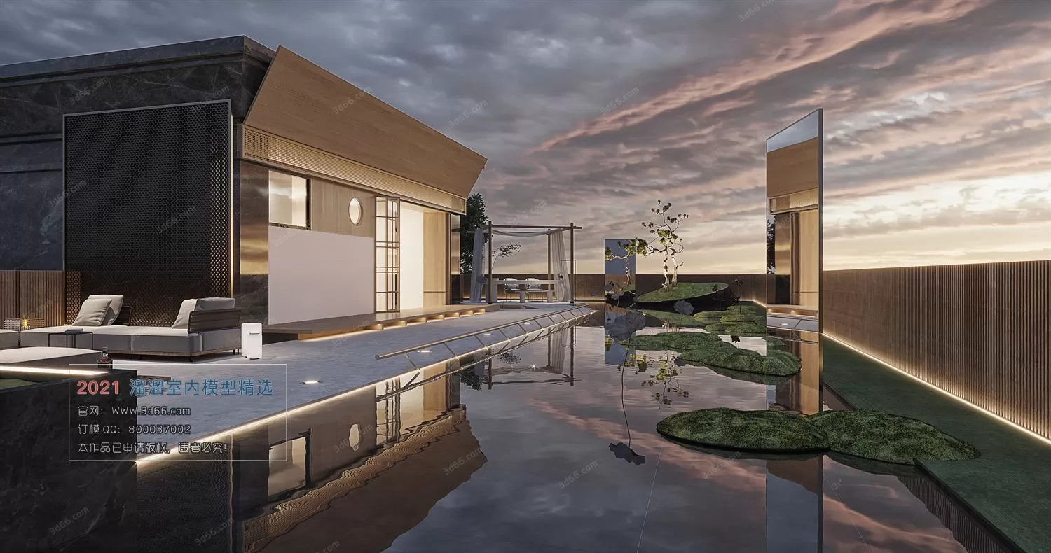 3DSKYFREE – HOME SCENES - HOME BLOCKS 3DS MAX MODELS