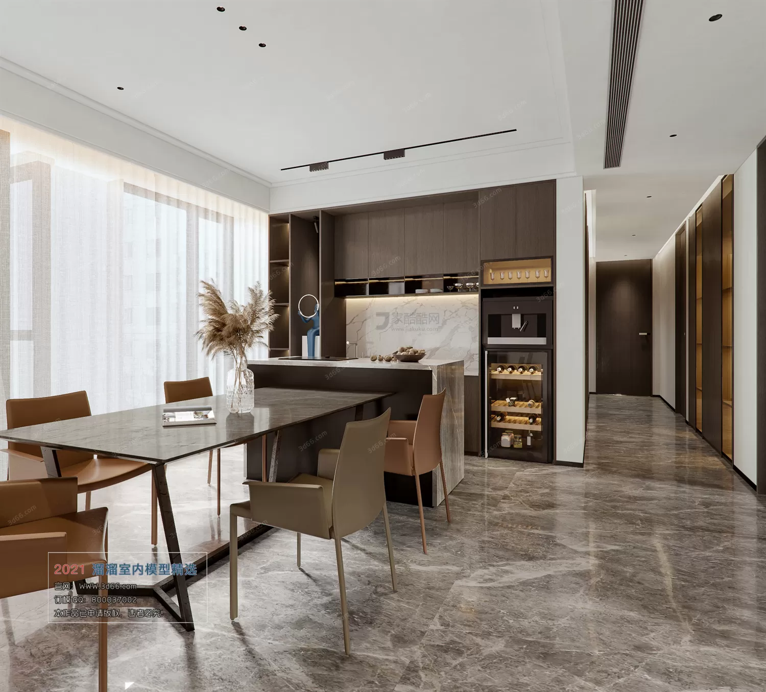 3DSKYFREE – HOME SCENES - HOME BLOCKS 3DS MAX MODELS