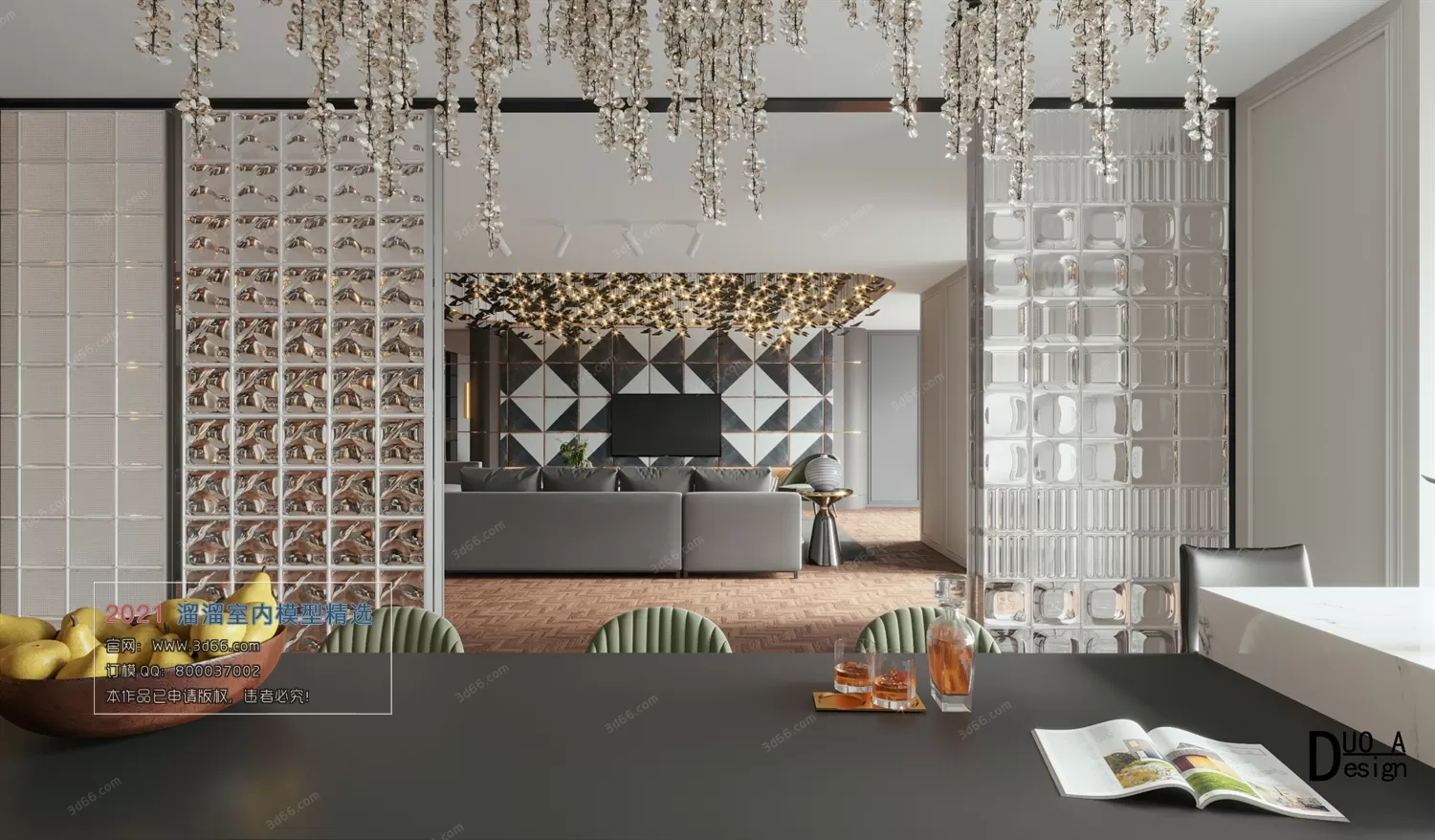 3DSKYFREE – HOME SCENES - HOME BLOCKS 3DS MAX MODELS