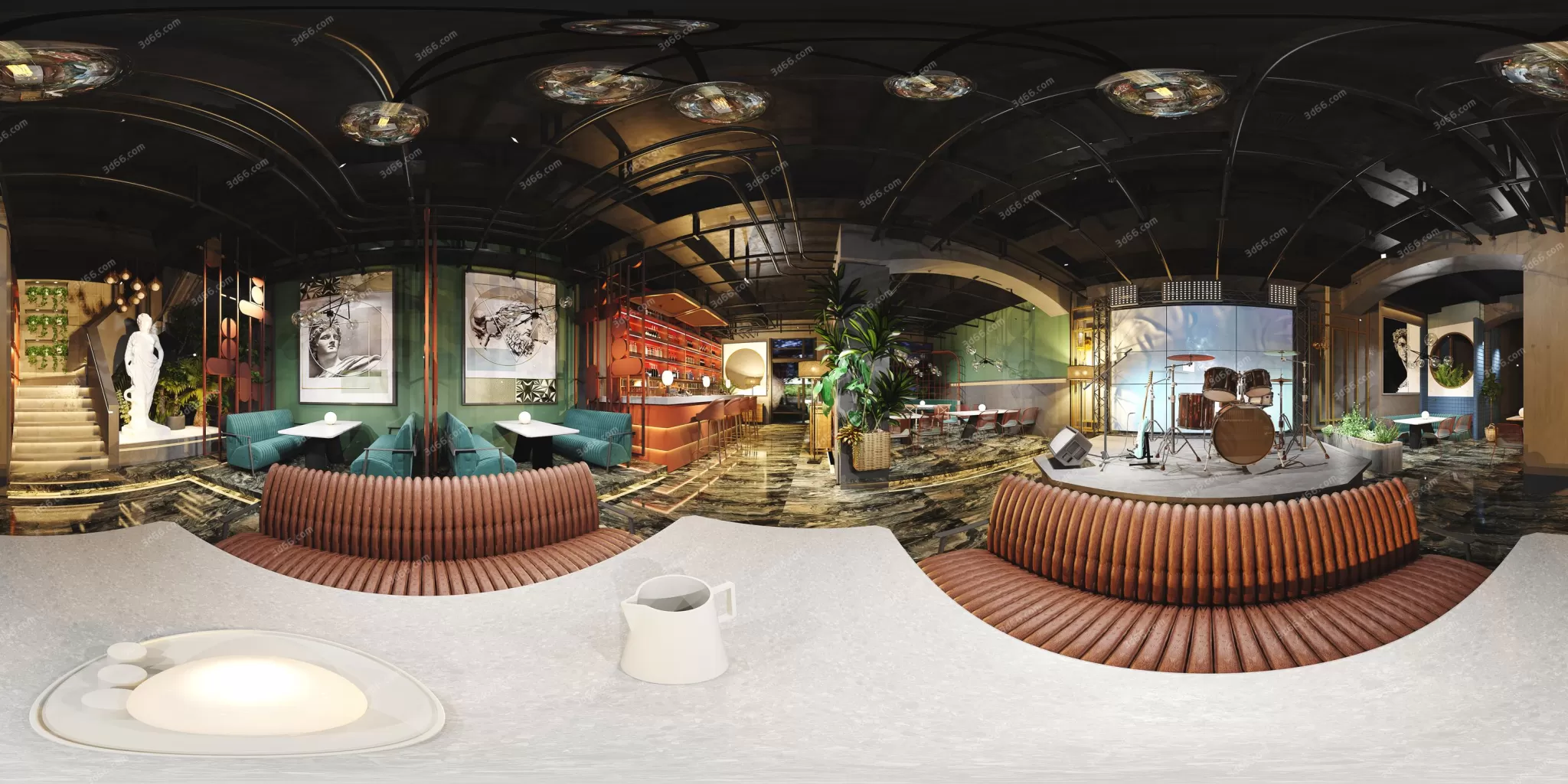 3DSKYFREE – HOME SCENES - HOME BLOCKS 3DS MAX MODELS