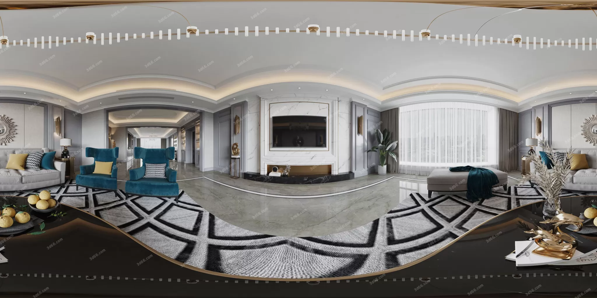 3DSKYFREE – HOME SCENES - HOME BLOCKS 3DS MAX MODELS